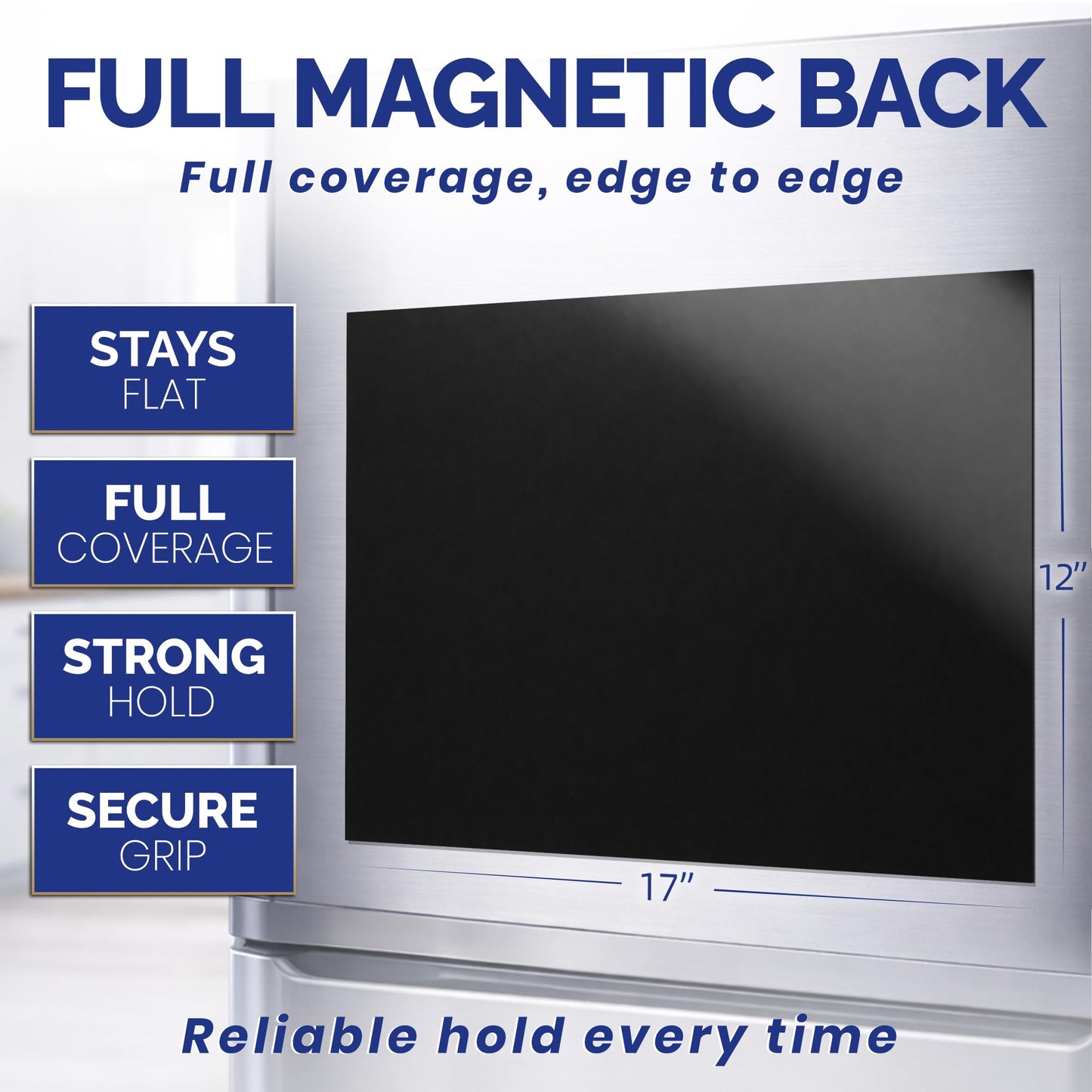 Monthly Magnetic Calendar for Refrigerator, 17x12"