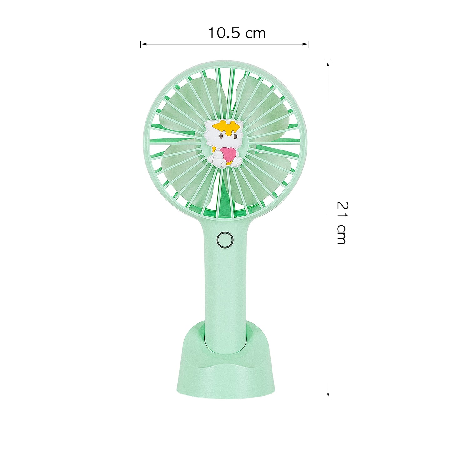 Dragon Village Handheld Fan, Small Personal Portable Mini Fan, 3 Speed Adjustable, Stylish Kids Girls Women Men Indoor Outdoor Travelling Gift (Mint)