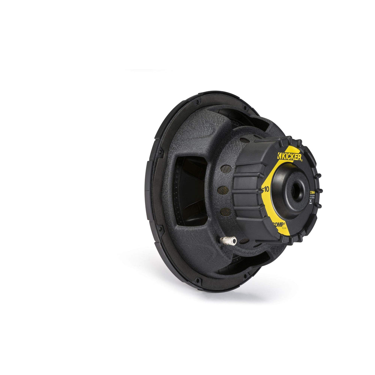 KICKER Comp 10-inch (25cm) Subwoofer, 4-Ohm, RoHS Compliant