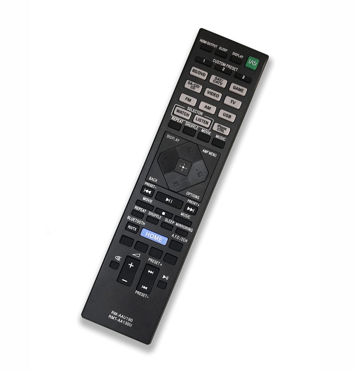 Replacement Remote Control for Sony STR-DH750 STR-DH550 STR-DN1060 STR-DN860 AV Receiver