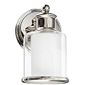 Livex Lighting 40211-35 Middlebush Polished Nickel 1 Light Wall Sconce