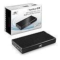 Vantec NexStar SX, USB 3.2 Gen2x2 (20Gbps), M.2 NVMe Enclosure only, USB C, Design for Two M.2 NVMe Storage (NST-262C3)
