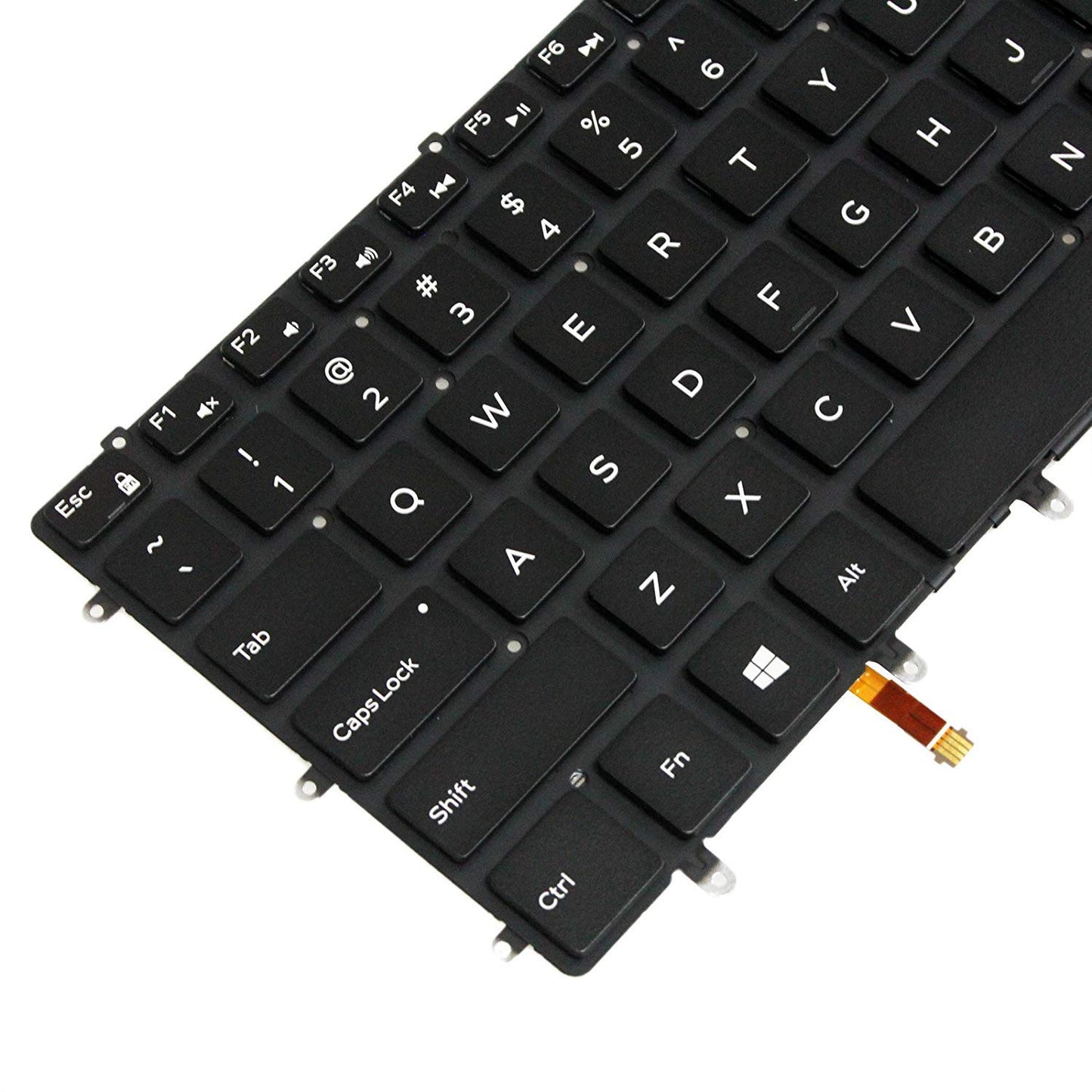AUTENS Replacement US Keyboard for Dell XPS 15 9550 9560 / Inspiron 7558 7568 / Precision 5510 5520 5530 5540 Laptop Backlight No Frame