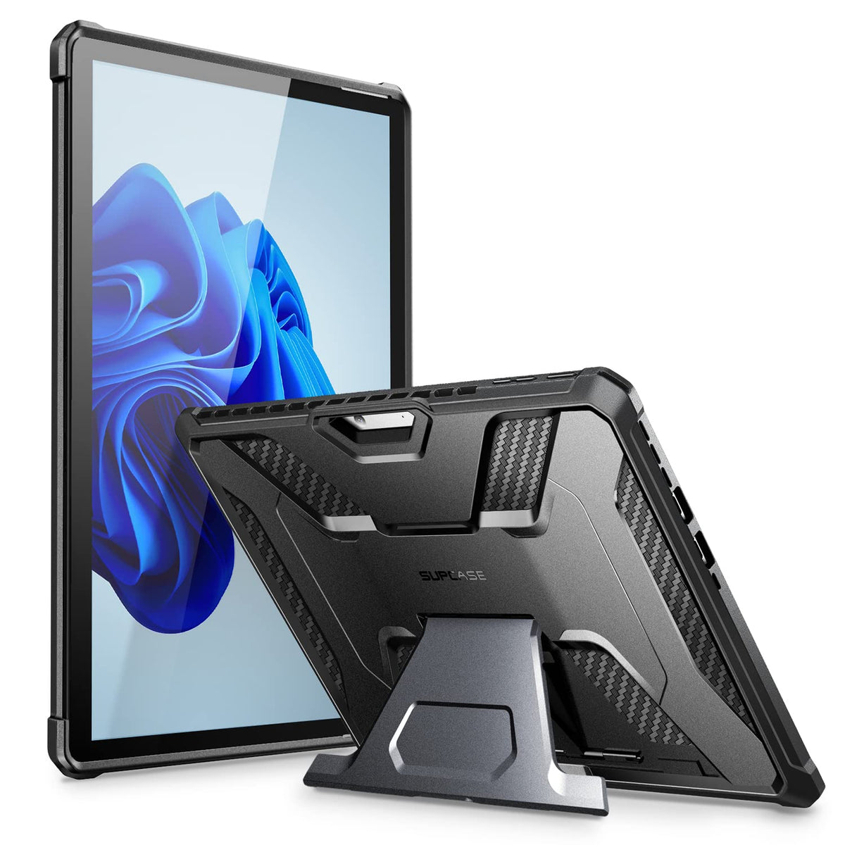 SUPCASE for Microsoft Surface Pro 11/10/9 Case (13 inch) with Stand, Black