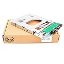 DAHONGHU (2-Pack) 2.5" SSD to 3.5" SATA Hard Disk Drive HDD Adapter Caddy Tray CAGE Hot Swap Plug