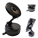 RIAYVIL Car Phone Holder Mount with Nano Gel Vacuum Magnetic Suction,Magsafe Car Holder, Phone Mount for Car/Home/Workplace, Compatible for Phones