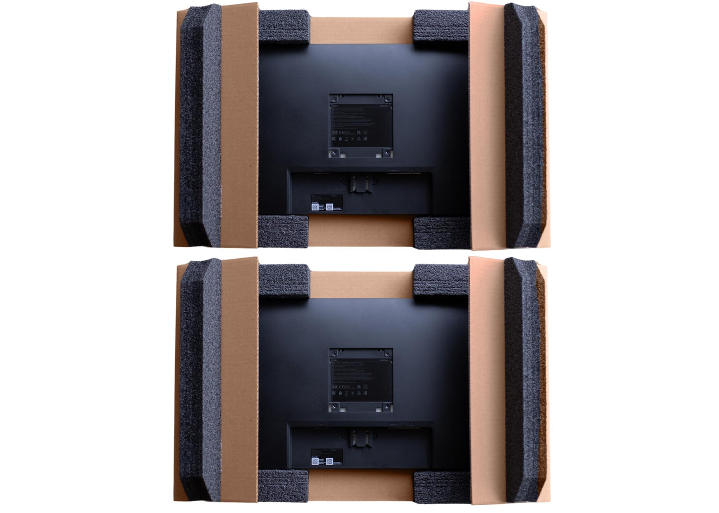 Universal 23" - 27" Dual Monitor and Laptop Shipping Box, Secure and Protective All-In-One Computer Monitor and Laptop Shipping Box, EPE USA