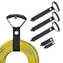 Portable Extension Cord Holder and Organizers,Storage Straps with Carrying Handle and Grommet, for Cables, Ropes, Garden Water Hoses Carrying