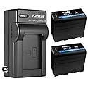 Kastar 2-Pack NP-F970PRO Battery 7.2V 8700mAh and AC Wall Charger Compatible with Son CCD-TRV54 CCD-TRV55 CCD-TRV56 CCD-TRV57 CCD-TRV58 CCD-TRV59