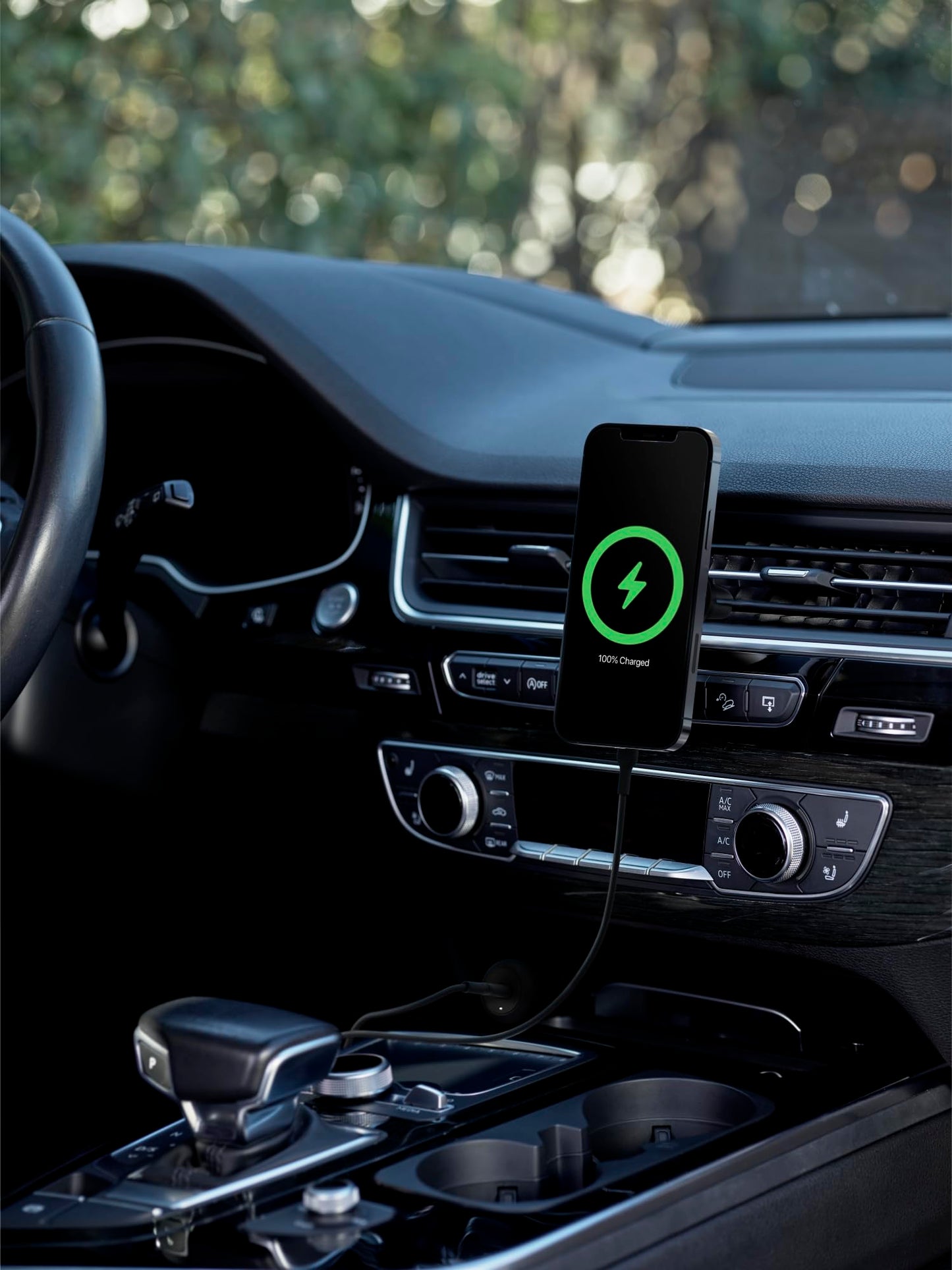 Belkin MagSafe-Compatible Magnetic Wireless Car Charger 10W - Wireless Charger, Magnetic Car Vent Phone Mount for iPhone 17, iPhone 16, 15, & 14