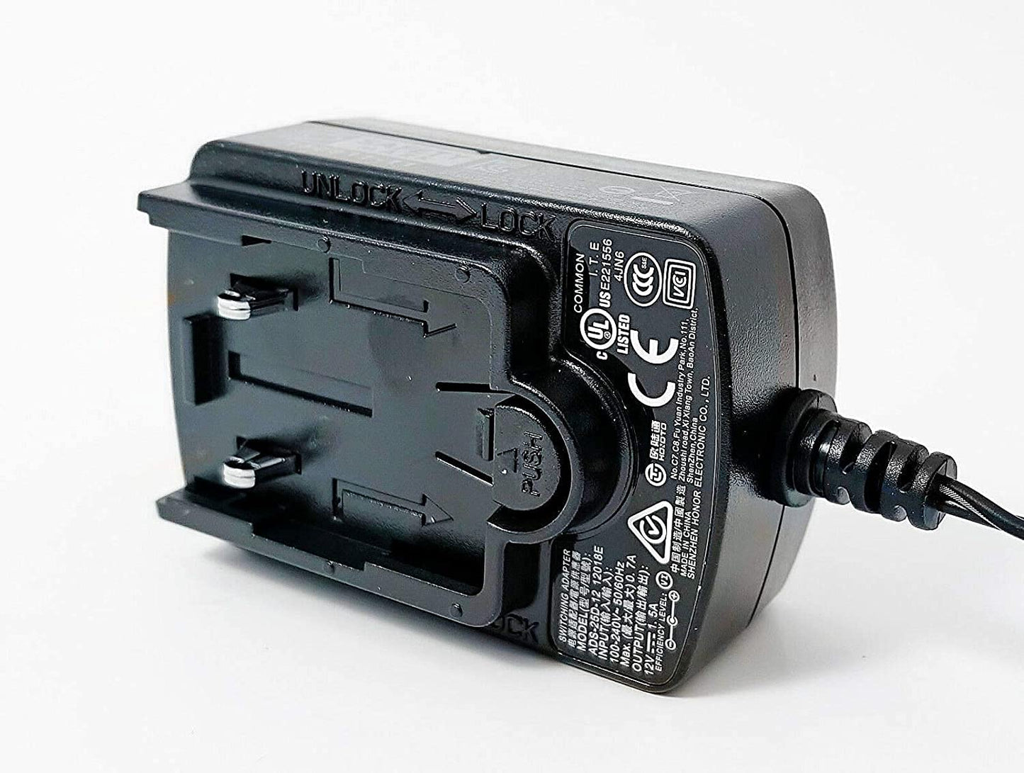 New AC Adapter Power Supply Switching Adapter w/US UK AU EU KR JP Plugs for Seagate Expansion Desktop External Drive
