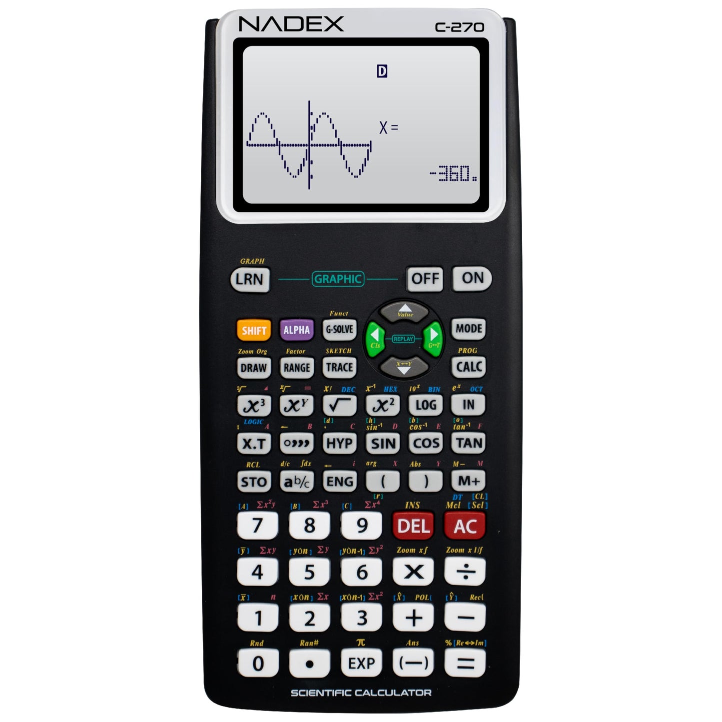 Scientific Calculator with Graph Functions for College and High School Students, Engineering, Advanced Mathematics, Calculus, Algebra, Geometery