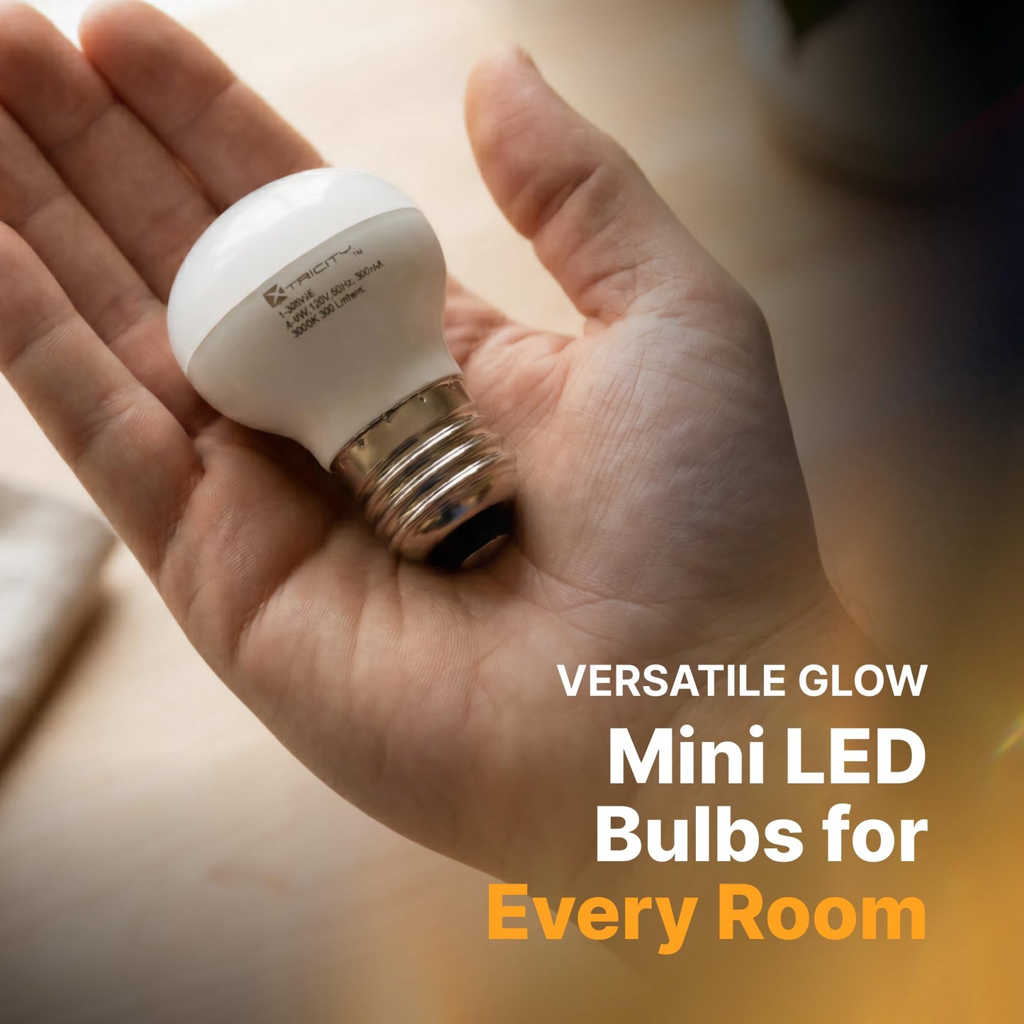 Xtricity R14 Dimmable LED Light Bulbs, E26 Base, 4.5W (40 Watt Equivalent), 3000k Soft White, 300 Lumens - Curio Cabinet Lighting, China Cabinet