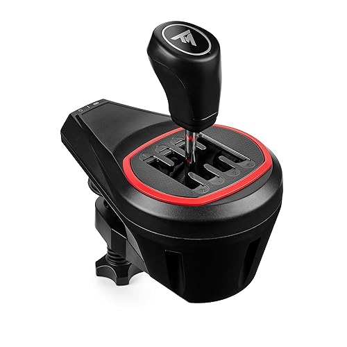 THRUSTMASTER TH8S Shifter Add-On, 8-Gear Shifter for Racing Wheel (Compatible with PlayStation, Xbox and PC) (Renewed)