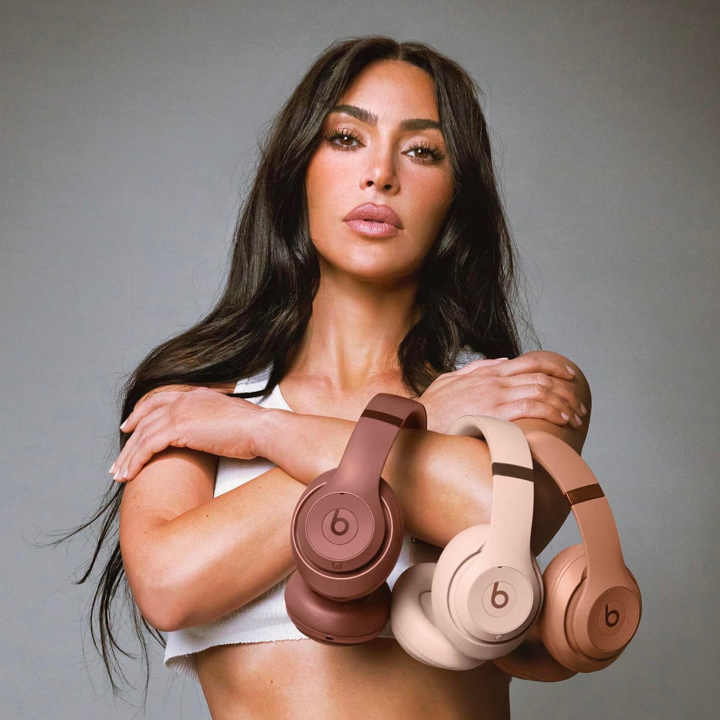 Beats Studio Pro x Kim Kardashian - Wireless Bluetooth Noise Cancelling Headphones - Earth (Renewed)