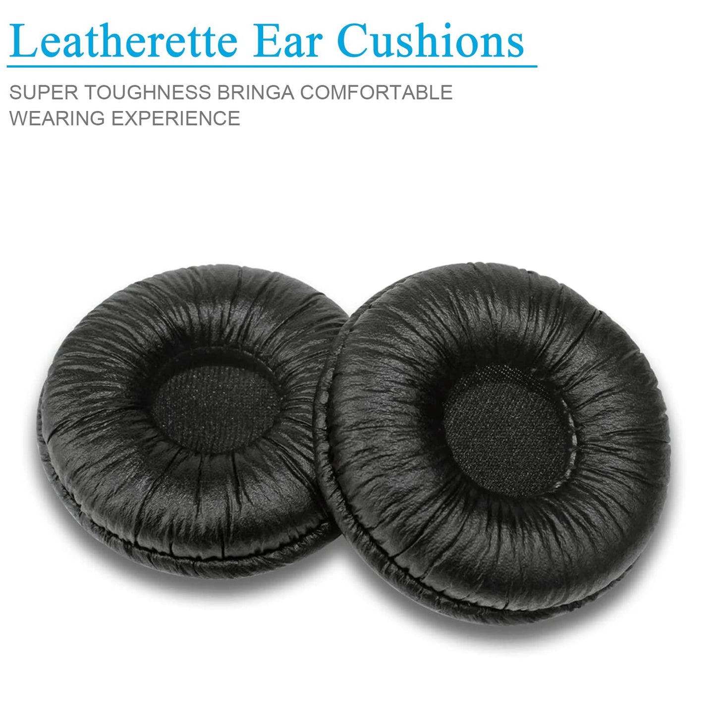 Bingle Ear Cushions Earpads Replacement 50mm Ear Pad Covers for Plantronics HW251N HW261N HW510 HW520 Blackwire C320 3220 3210 3320 Jabra PRO 920 930