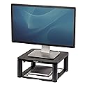 Fellowes Premium Height Adjustable Monitor Stand, Black