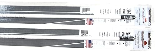 Lot of 2 Everhardt TSM2-W 3/4 Wave 2 ft Fiberglass “Super Flex†CB Radio Antenna - White