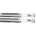 Lot of 2 Everhardt TSM2-W 3/4 Wave 2 ft Fiberglass “Super Flex†CB Radio Antenna - White