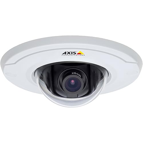 Axis Communications 0285-001 M3014 Fixed Dome Network Surveillance Camera - Color - 2.8Mm Lens - 1 MP - 1280 X 800, White