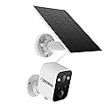 Defender Solar Powered 4K/8MP AI Everwatch Wireless Outdoor Security Camera, Battery Powered, AI Tracking, Color Night Vision, Spotlight/Siren, IP66