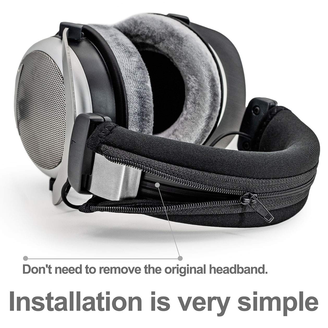 LTYIVABHTTW DT770 Headband Cover Compatible with DT770, DT880, DT990, DT 770 PRO, DT 880 PRO, DT 990 PRO Headphones (Black)