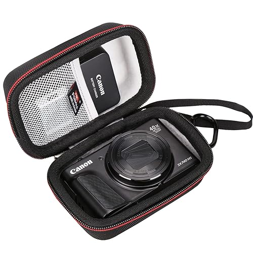 FBLFOBELI EVA Hard Travel Carrying Case for Canon PowerShot SX740/ SX730/ SX720/ SX620/ G7X Digital Camera, Shockproof Compact Storage Bag (Case Only)