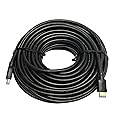 AYA HDMI Cable 1080P Ultra HDMI Cable 2.0V with Signal Booster CL3 Rated for in-Wall Installation Support 4K, 3D, Ethernet (75Ft)