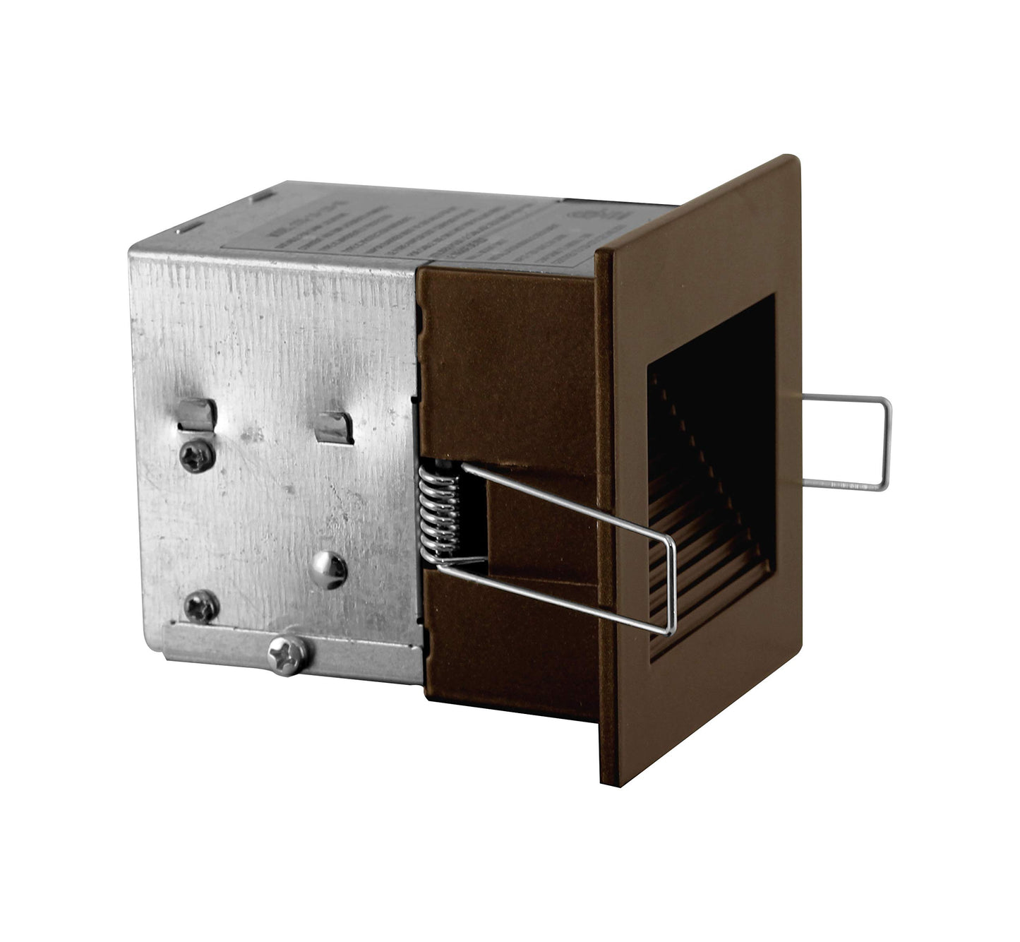 NICOR Lighting LED Square Accent Pathway Steplight, Oil-Rubbed Bronze (STQ-10-120-OB)