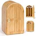 Premium Cell Phone Box for Family Time,Bamboo Cell Phone Jail with Charging Holes,Hold 6 Phones,Help Kids Adults Focus Back