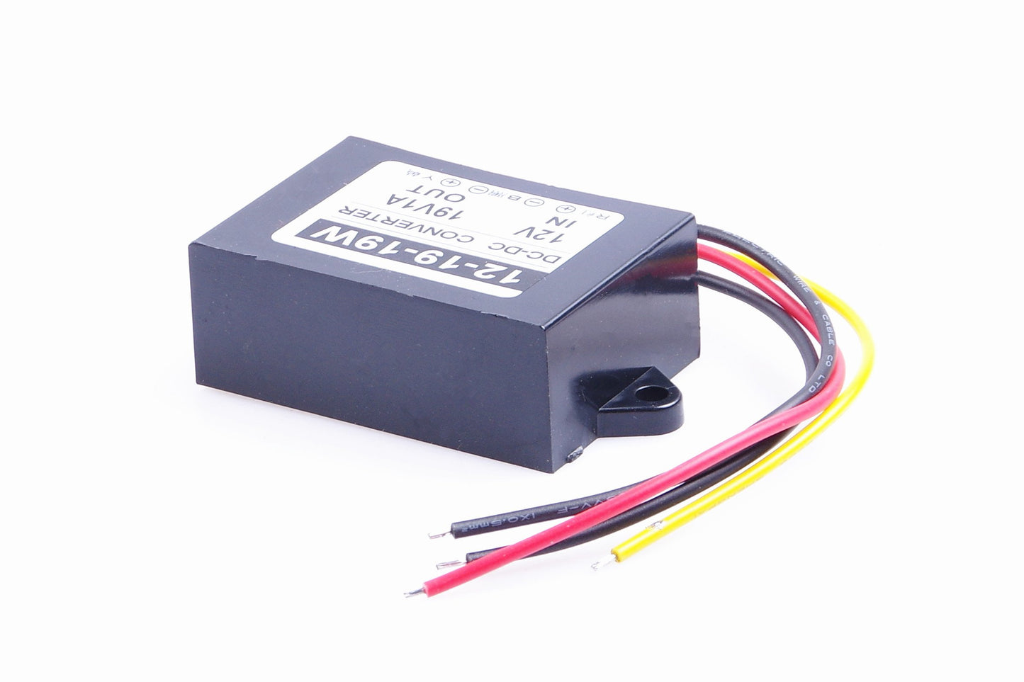 KNACRO DC 12V 10-17V Step-Up to DC 19V 1A 19W Weatherproof Power Supply Module Converter Regulator Booster