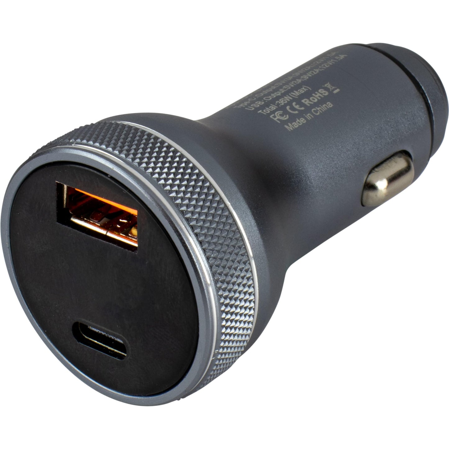 Sea-Dog Round USB & USB-C Power Plug w/Voltmeter