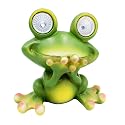 TIBLEN Solar Powered Frog Outdoor LED Garden Light Decor (Speak - NO)