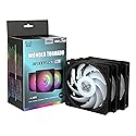 Scythe Wonder Tornado 120mm ARGB Computer case Fan for Gaming and Performance Build,12V 4pin Power, 3pin ARGB Lighting, 25mm Thickness, PBT Material