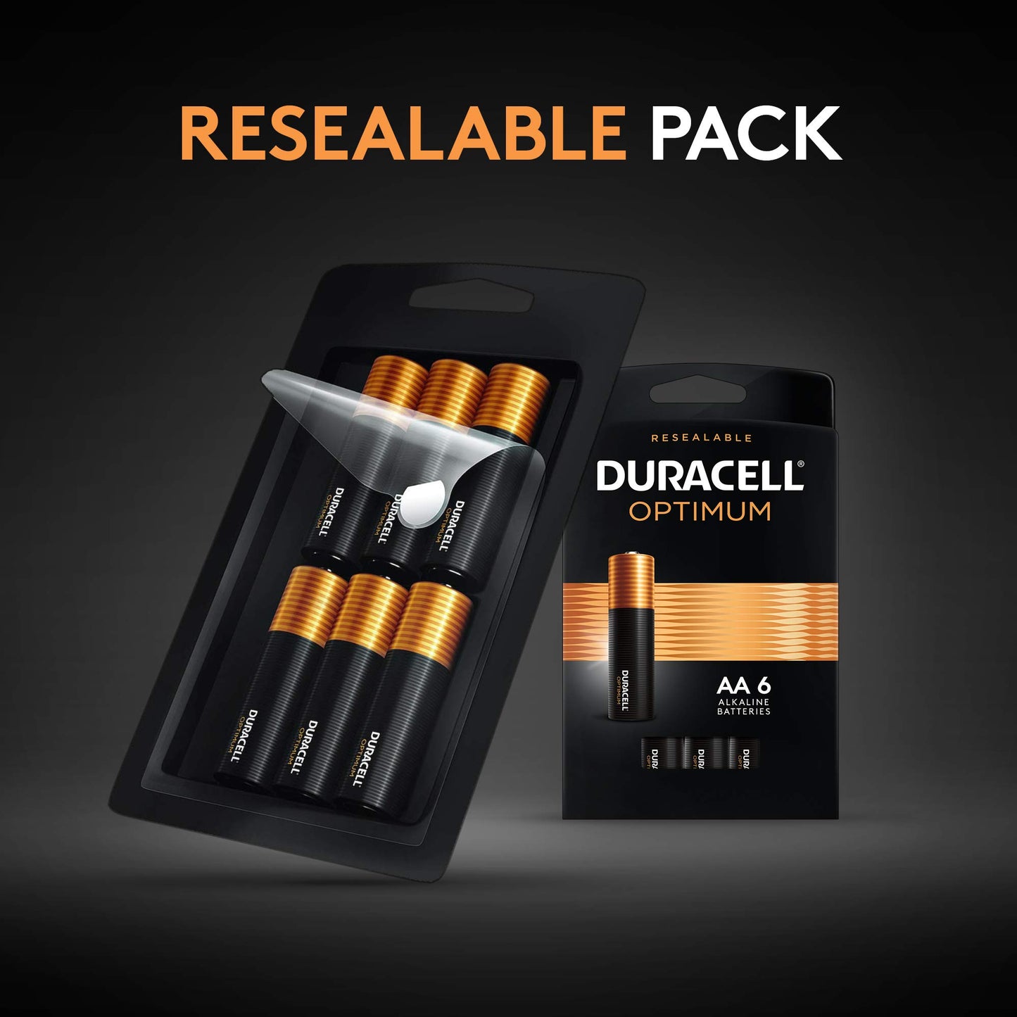 Duracell Optimum AAA Batteries, 22 Count Pack Triple A Battery with Long-lasting Power, Resealable Package for Storage, All-Purpose Alkaline AAA…