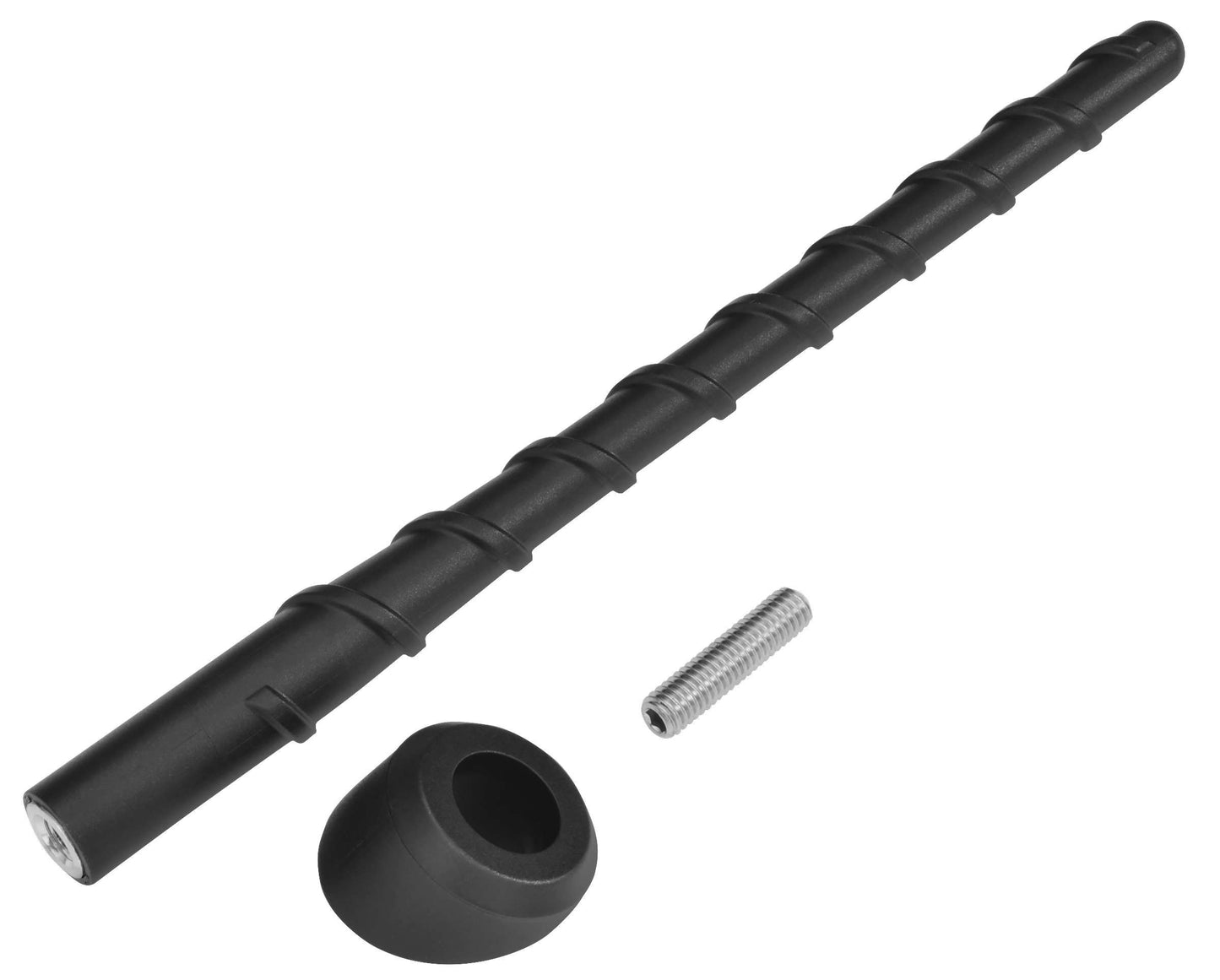 Show Chrome Can-Am Rt 7-1/2 In7 1/2" Spiral Antenna Blk 41-180 New