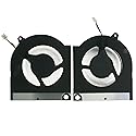Replacement CPU&GPU Cooling Fan for Dell G16 7630 7635 EG75071S1-C270-S9A EG75071S1-C260-S9A 5K230504LV 5K2305451X DC 12V