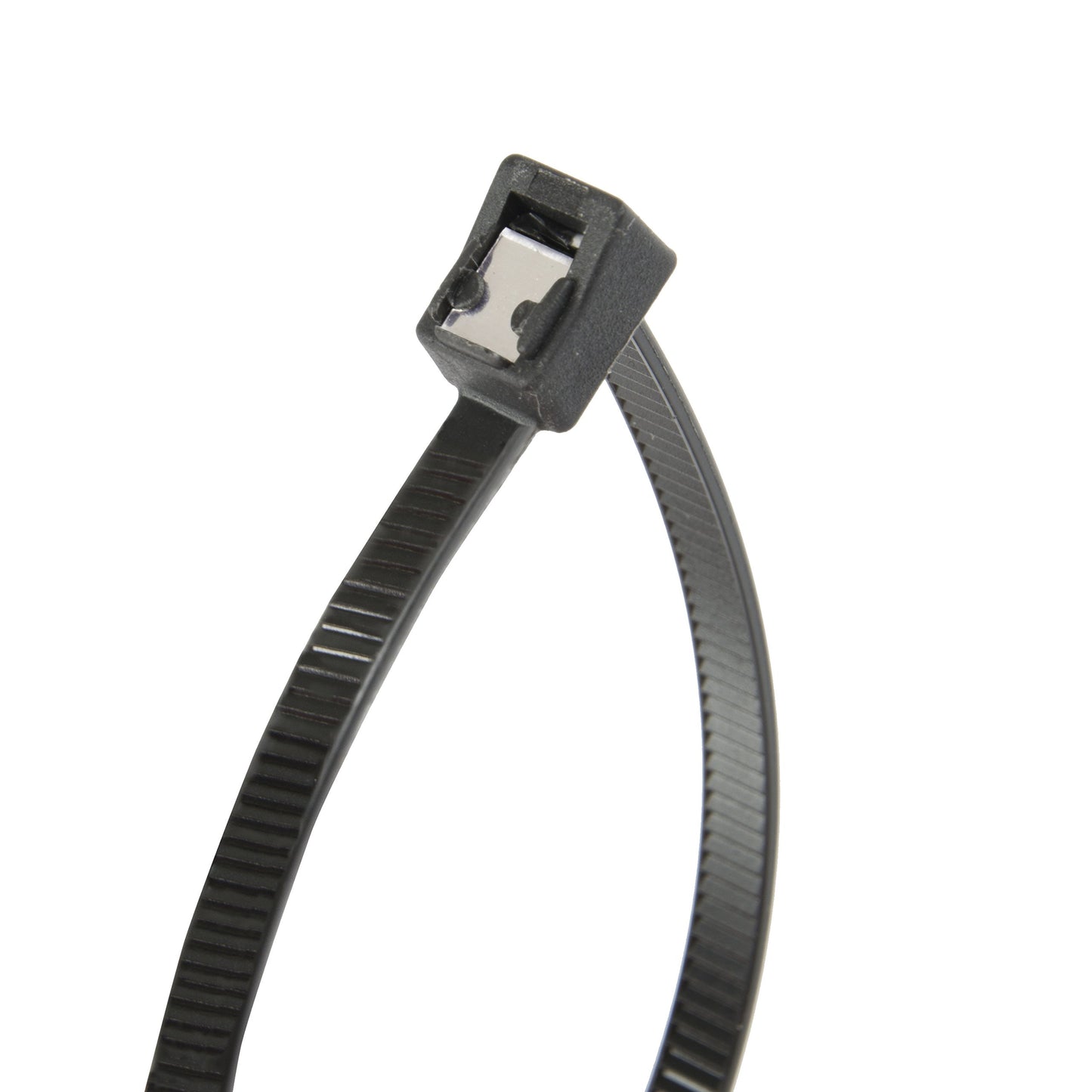 Gardner Bender 45-314UVBSC Nylon Self-Cutting Cable Tie, 14 inch, 50 lb. Tensile, Twist-Off Tail, Zip Tie, 20 Pk., UV Resistant Black