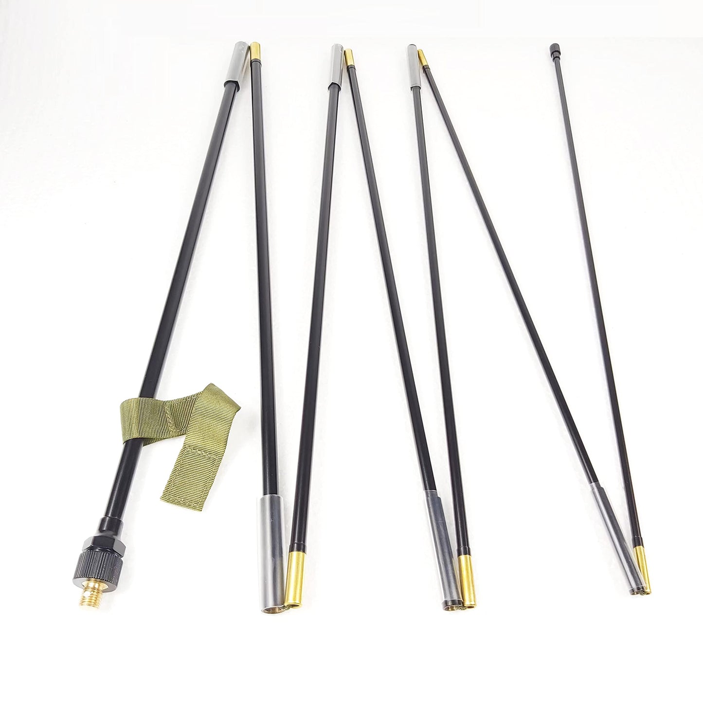 Crotek Manpack CB Radio Whip Antenna Collapsible 7 Element 112 Inch Black Color