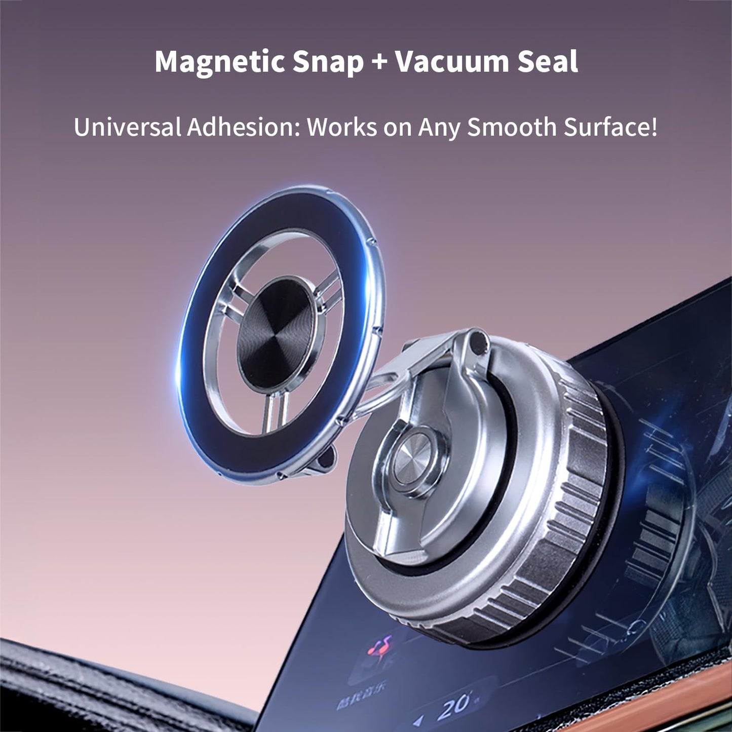 Comviorx Magnetic Phone Holder for Car,360°Adjustable Foldable Car Phone Holder Mount for iPhone Magnet for Men Women,2025 Upgraded