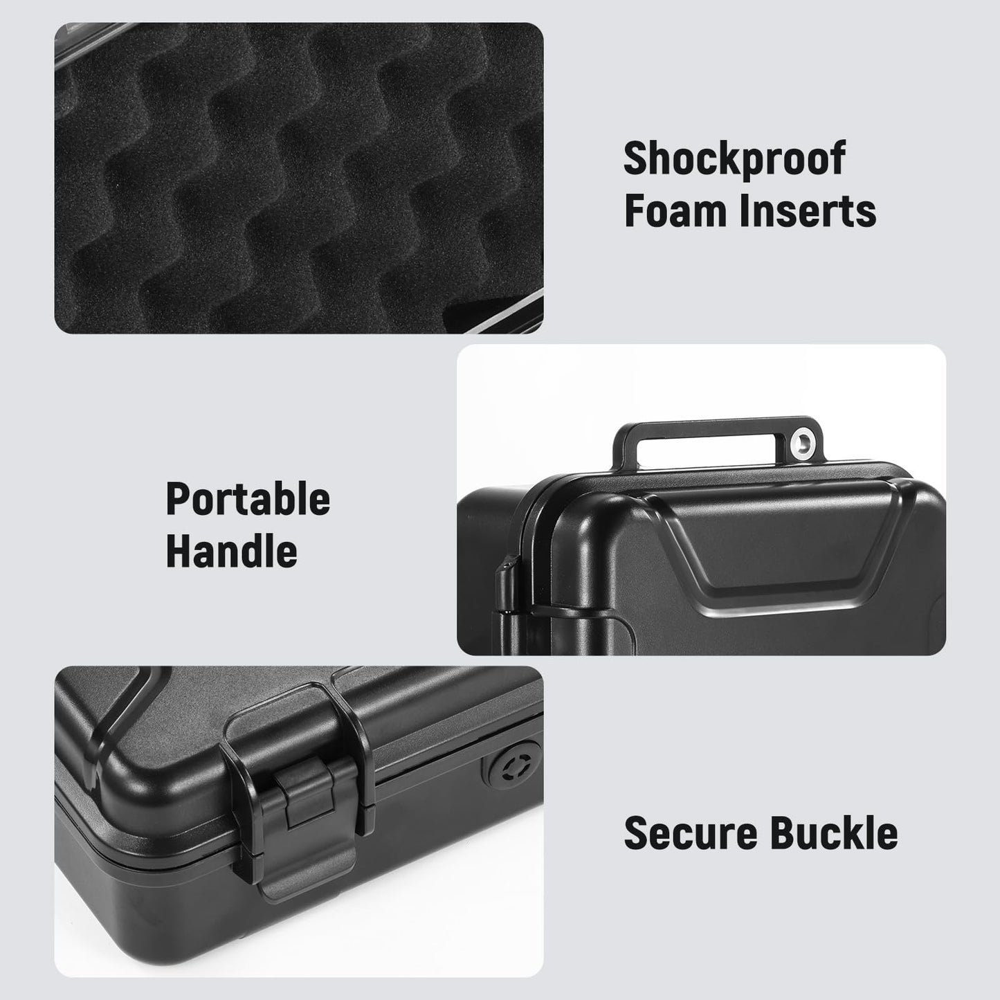 NEEWER Hard Case Compatible with DJI Osmo Pocket 3 & Creator Combo Accessories, IP67 Waterproof Dustproof Shockproof Portable Travel Storage Case