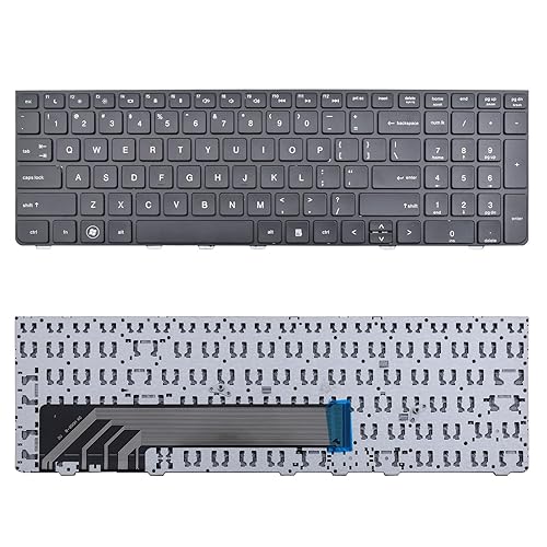 SUNMALL Keyboard Replacement Without Frame Compatible with HP ProBook 4530S 4535S 4730S 4735S Series Black US Layout