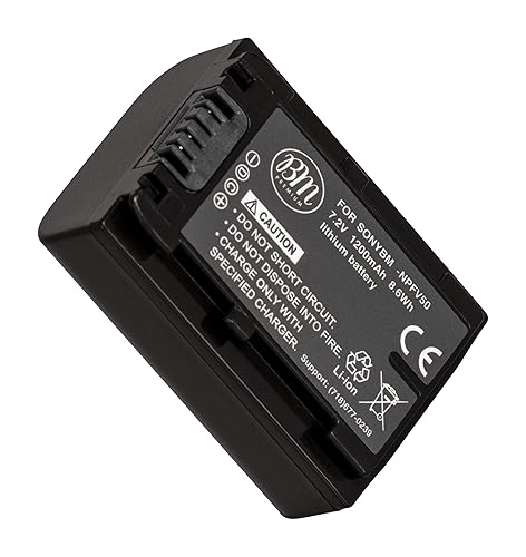 BM Premium NP-FV50 Battery for Sony DCR-SX45 DCR-SX65 DCR-SX83 DCR-SX85 HDR-CX105 HDR-CX110 HDR-CX115 HDR-CX130 HDR-CX150 HDR-CX155 HDR-CX160