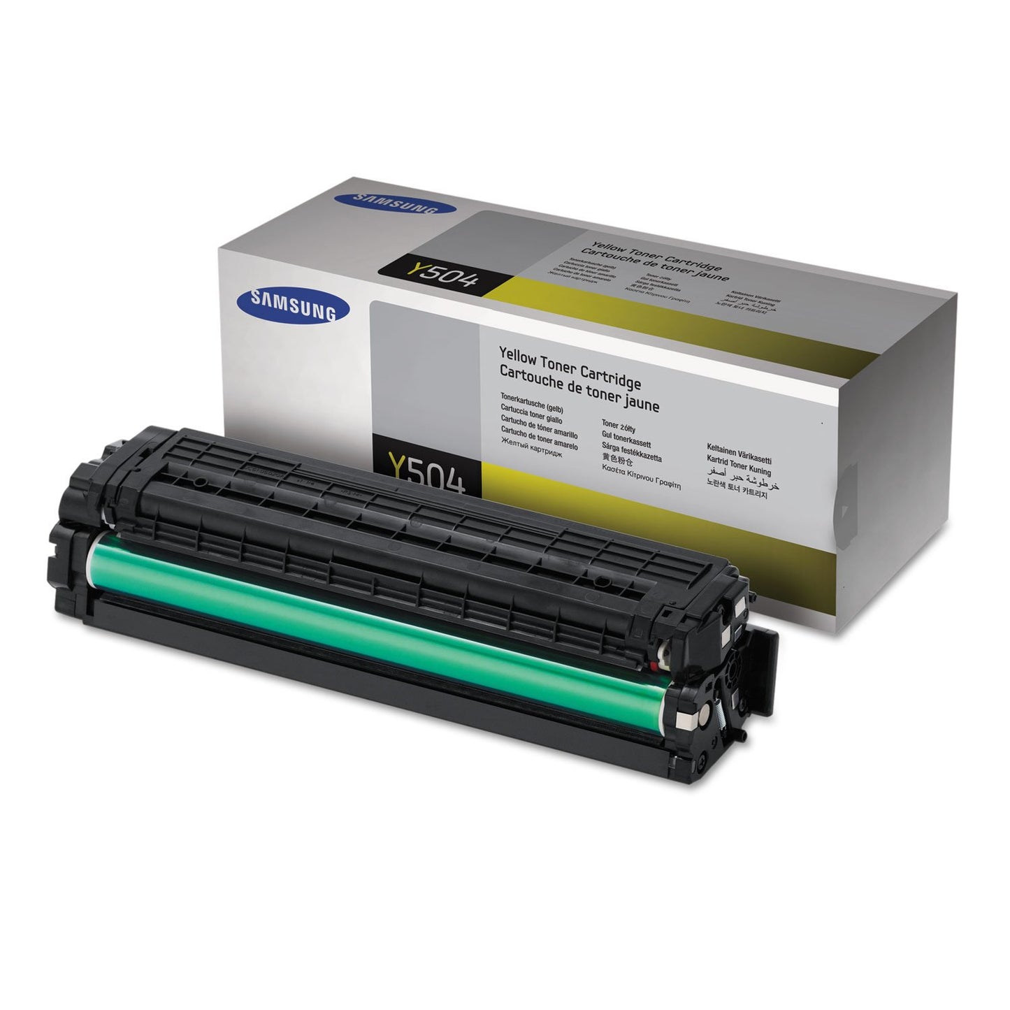 Samsung Electronics SU502A CLT-Y504S Toner for CLP-415NW, CLX-4195FW, SL-C1810W, SL-C1860FW, Yellow