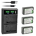 Kastar 3-Pack CGR-D08S Battery and LTD2 USB Charger Compatible with Panasonic AG-DVC15, AG-DVC15P, AG-DVC30, AG-DVC30E, AG-DVC32, AG-DVC33, AG-DVC60