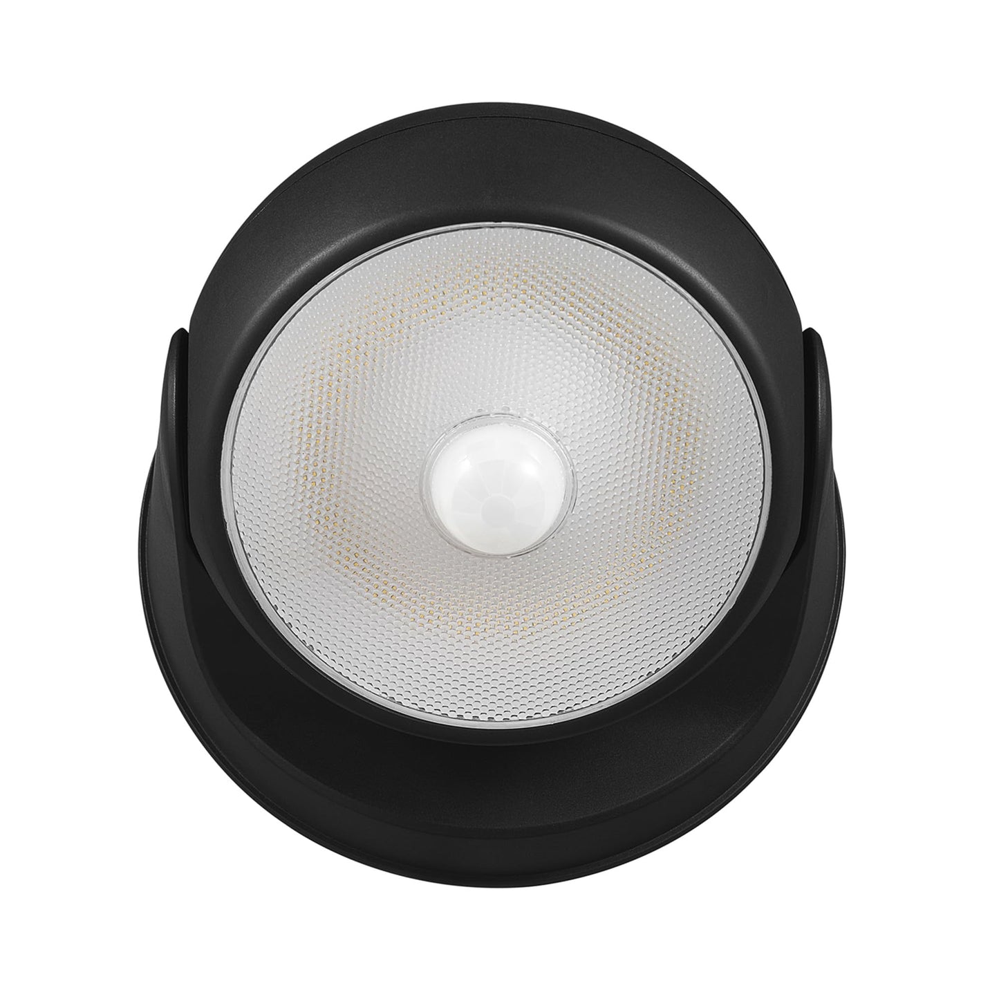 Globe Electric 17000183 160-Degree 3W Black 250 Lumens Battery Operated Outdoor Integrated LED Orb Light Security Light, Rotating Lamp Head, Outside