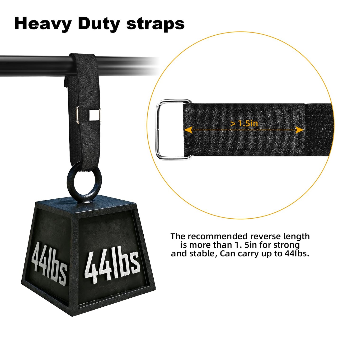 TPSUIPA 1" x 39ft Nylon Hook and Loop Straps Roll with 30 Metal & 30 Plastic Buckles, Adjustable Reusable Cut-to-Length Ties for Home Office Garage