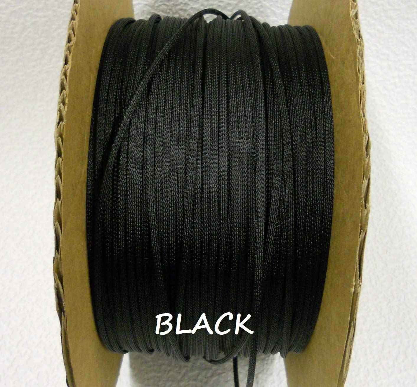 Techflex PTN0.50BK25 Flexo PET General Purpose 1/2-inch Braided Cable Sleeve, Black - 25 Foot (Original Version)