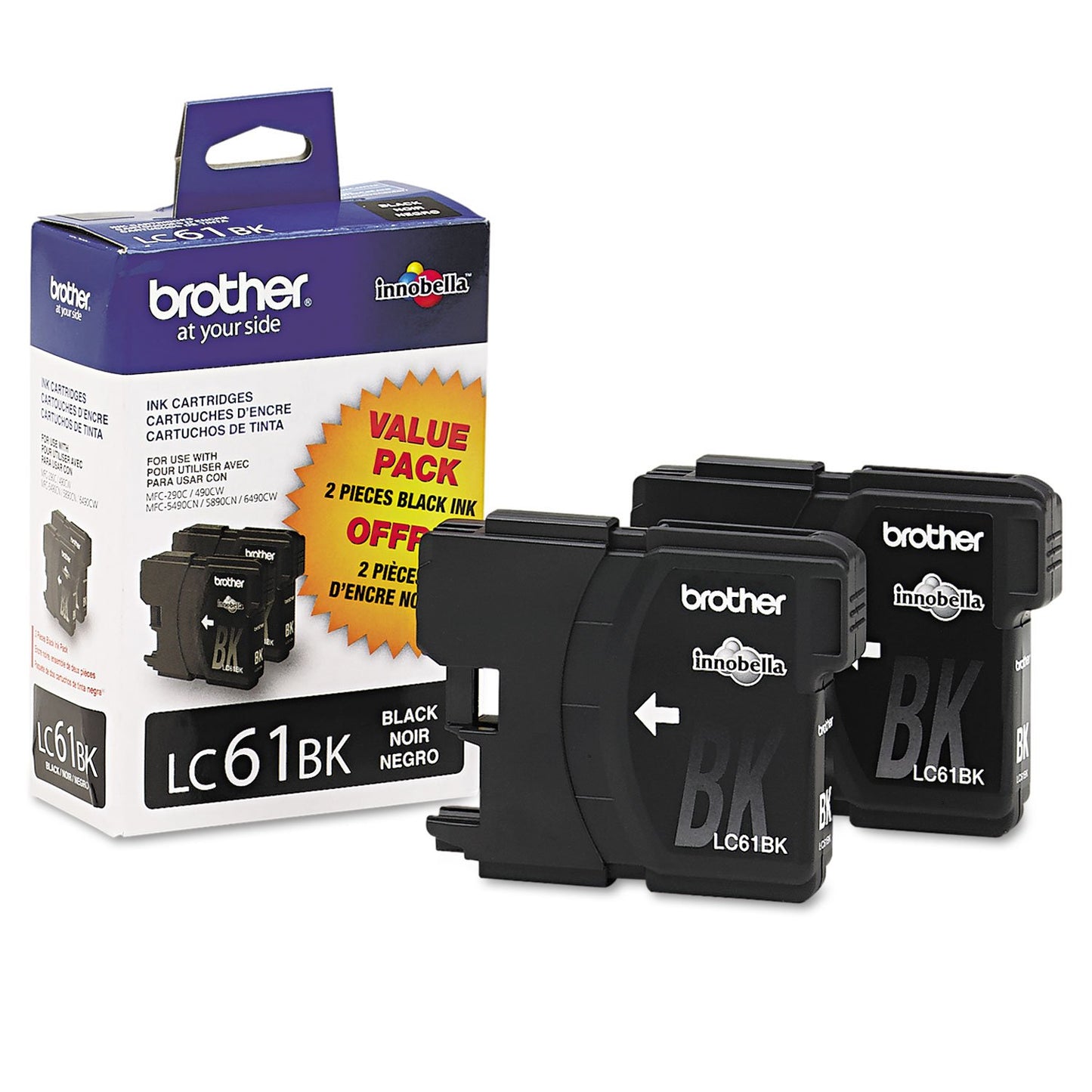 Brother Original Ink Cartridge - Inkjet - 450 Pages - Black - 2 / Pack