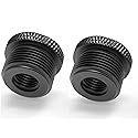MxTong Mic Stand Adapter 3/8 Female to 5/8 Male Screw Adapter Knurled Thread Adapter for Microphone Stand Mount